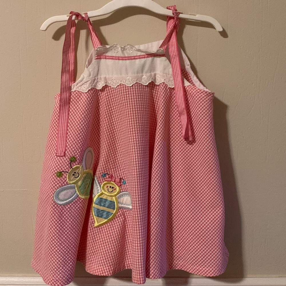Picture Me pink gingham dress